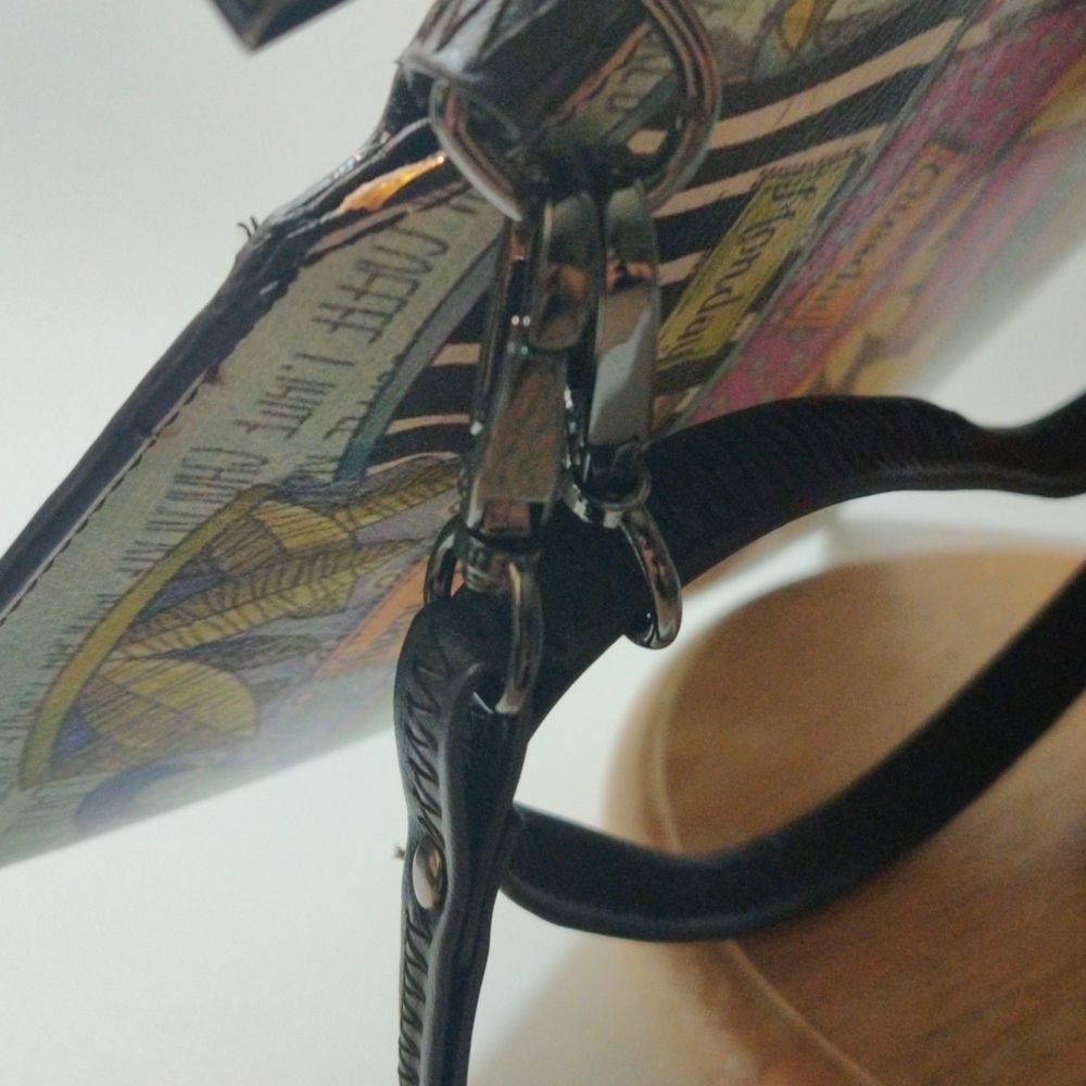 Afternoon High Tea "Take Life One Cup At A Time" Crossbody bag - Picture 9 of 11